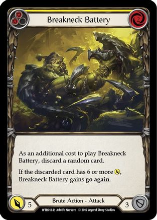 Breakneck Battery (Yellow) (WTR012) - Welcome to Rathe 1st Edition