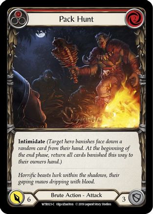 Pack Hunt (Red) (WTR023) - Welcome to Rathe 1st Edition