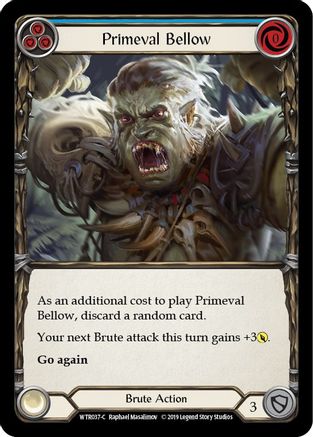 Primeval Bellow (Blue) (WTR037) - Welcome to Rathe 1st Edition