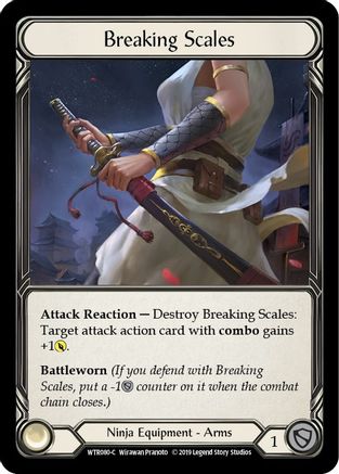 Breaking Scales (WTR080) - Welcome to Rathe 1st Edition Cold Foil