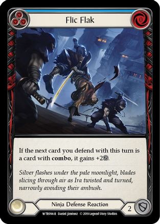 Flic Flak (Blue) (WTR094) - Welcome to Rathe Unlimited Edition Rainbow Foil