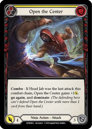 Open the Center (Yellow) (WTR096) - Welcome to Rathe 1st Edition Rainbow Foil