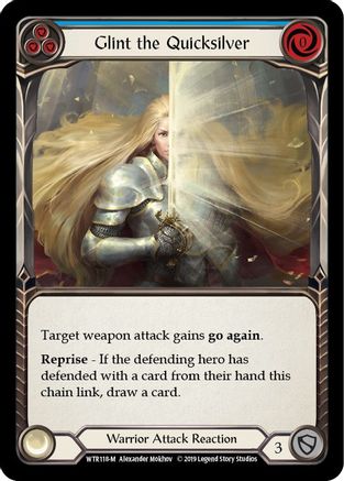 Glint the Quicksilver (WTR118) - Welcome to Rathe Unlimited Edition Rainbow Foil