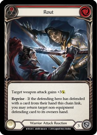 Rout (WTR120) - Welcome to Rathe 1st Edition Rainbow Foil
