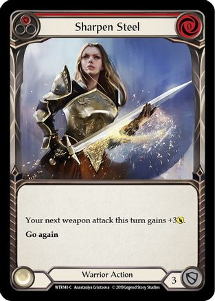 Sharpen Steel (Red) (WTR141) - Welcome to Rathe Unlimited Edition