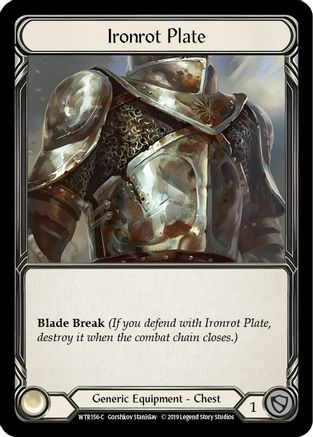 Ironrot Plate (WTR156) - Welcome to Rathe Unlimited Edition Rainbow Foil