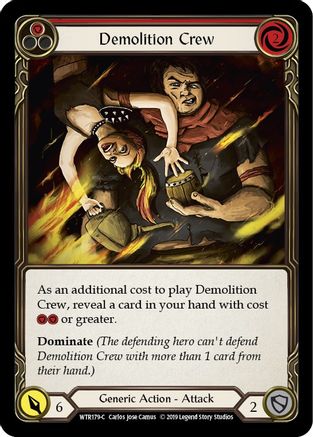 Demolition Crew (Red) (WTR179) - Welcome to Rathe 1st Edition