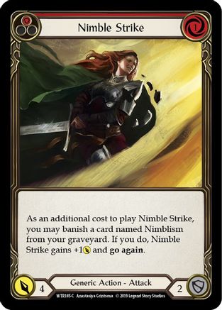 Nimble Strike (Red) (WTR185) - Welcome to Rathe Unlimited Edition