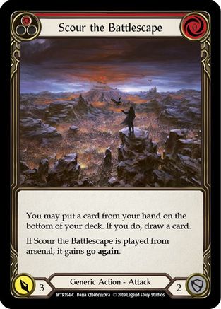 Scour the Battlescape (Red) (WTR194) - Welcome to Rathe Unlimited Edition