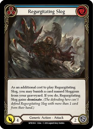 Regurgitating Slog (Blue) (WTR199) - Welcome to Rathe Unlimited Edition Rainbow Foil