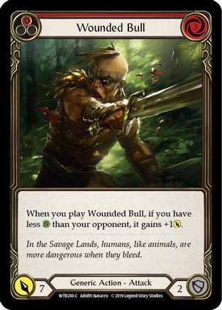 Wounded Bull (Red) (WTR200) - Welcome to Rathe Unlimited Edition