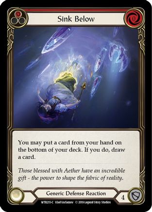 Sink Below (Red) (WTR215) - Welcome to Rathe 1st Edition Rainbow Foil