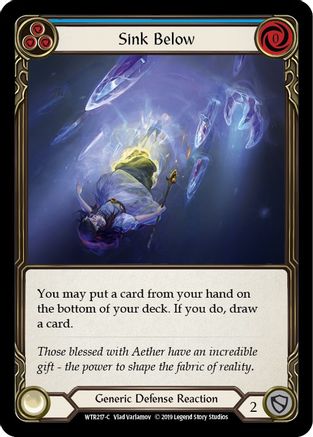 Sink Below (Blue) (WTR217) - Welcome to Rathe Unlimited Edition