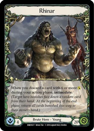 Rhinar (RNR002) - Hero Deck: Rhinar 1st Edition