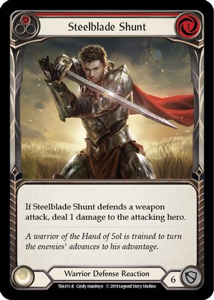 Steelblade Shunt (Red) (TEA011) - Hero Deck: Dorinthea 1st Edition
