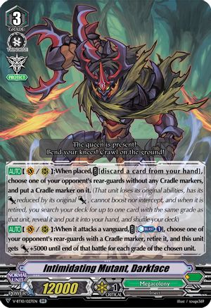 Intimidating Mutant, Darkface (V-BT10/027EN) - V-BT10: Phantom Dragon Aeon