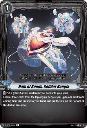 Halo of Bonds, Solidar Bangle (V-BT10/047EN) - V-BT10: Phantom Dragon Aeon