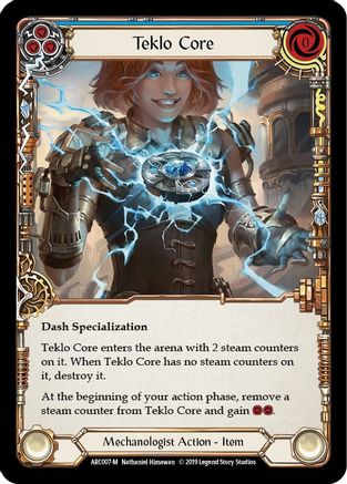Teklo Core (ARC007) - Arcane Rising Unlimited Edition Rainbow Foil