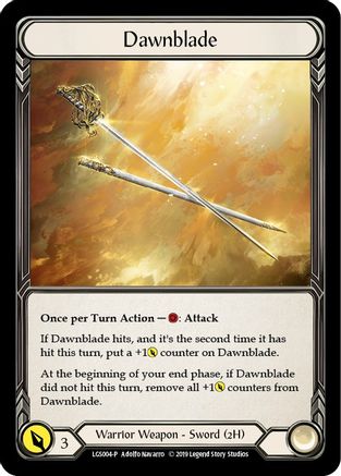 Dawnblade - LGS004 (LGS004) - Flesh and Blood: Promo Cards 1st Edition Cold Foil