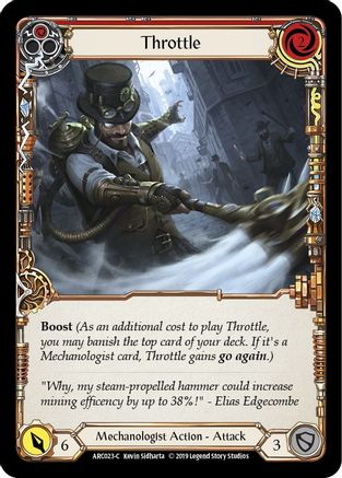 Throttle (Red) (ARC023) - Arcane Rising Unlimited Edition