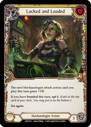 Locked and Loaded (Yellow) (ARC033) - Arcane Rising Unlimited Edition Rainbow Foil
