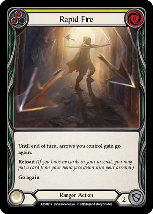 Rapid Fire (ARC047) - Arcane Rising 1st Edition Rainbow Foil