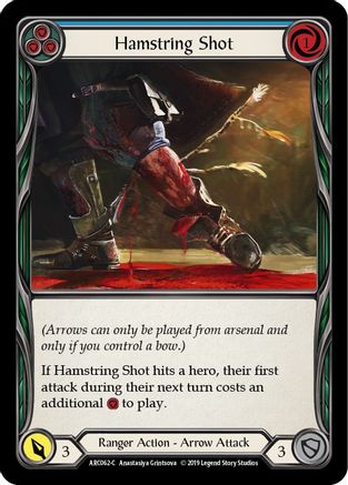 Hamstring Shot (Blue) (ARC062) - Arcane Rising Unlimited Edition Rainbow Foil