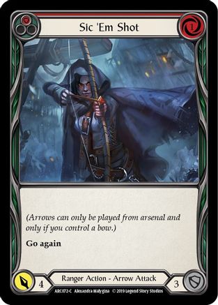 Sic 'Em Shot (Red) (ARC072) - Arcane Rising Unlimited Edition