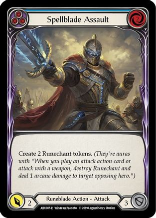 Spellblade Assault (Blue) (ARC087) - Arcane Rising 1st Edition