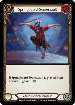 Springboard Somersault (KSU021) - Hero Deck: Katsu 1st Edition