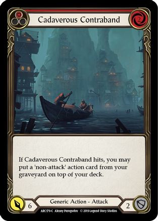 Cadaverous Contraband (Red) (ARC179) - Arcane Rising Unlimited Edition