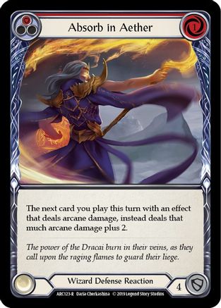 Absorb in Aether (Red) (ARC123) - Arcane Rising Unlimited Edition