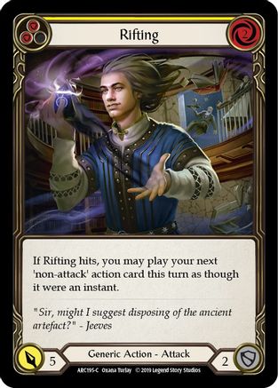 Rifting (Yellow) (ARC195) - Arcane Rising Unlimited Edition