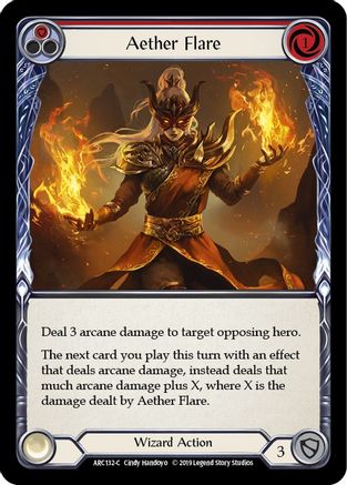 Aether Flare (Red) (ARC132) - Arcane Rising Unlimited Edition
