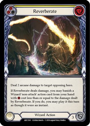Reverberate (Yellow) (ARC139) - Arcane Rising Unlimited Edition