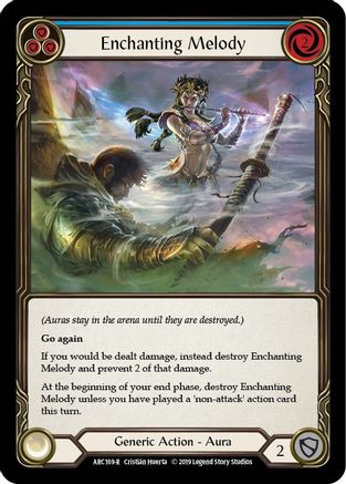Enchanting Melody (Blue) (ARC169) - Arcane Rising Unlimited Edition Rainbow Foil