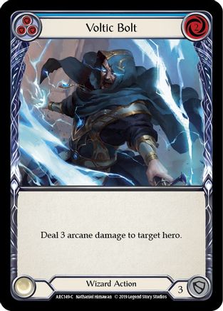 Voltic Bolt (Blue) (ARC149) - Arcane Rising 1st Edition