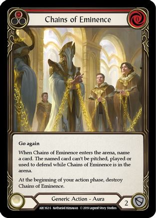 Chains of Eminence (ARC162) - Arcane Rising Unlimited Edition Rainbow Foil