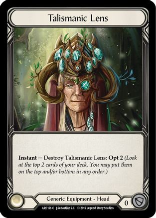Talismanic Lens (ARC151) - Arcane Rising 1st Edition