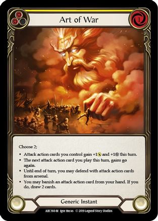 Art of War (ARC160) - Arcane Rising Unlimited Edition Rainbow Foil