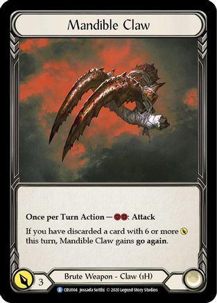 Mandible Claw (CRU004) - Crucible of War 1st Edition