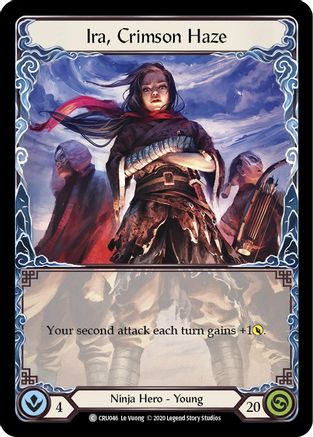 Ira, Crimson Haze (CRU046) - Crucible of War Unlimited Edition Rainbow Foil