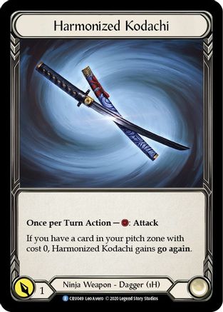Harmonized Kodachi (Reverse) (CRU049) - Crucible of War Unlimited Edition