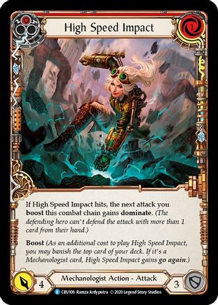 High Speed Impact (Red) (CRU106) - Crucible of War 1st Edition