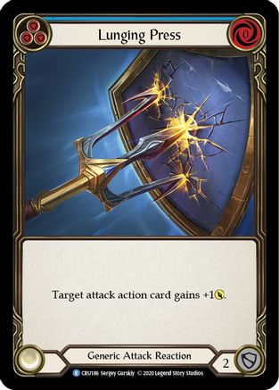Lunging Press (CRU186) - Crucible of War Unlimited Edition