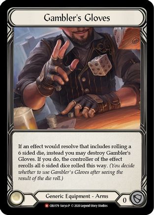 Gambler's Gloves (CRU179) - Crucible of War 1st Edition