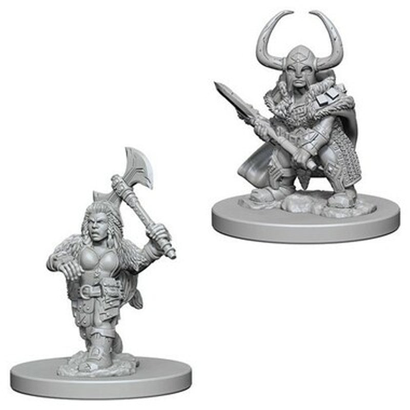 Nolzur's Marvelous Miniatures - Dwarf Barbarian (female)