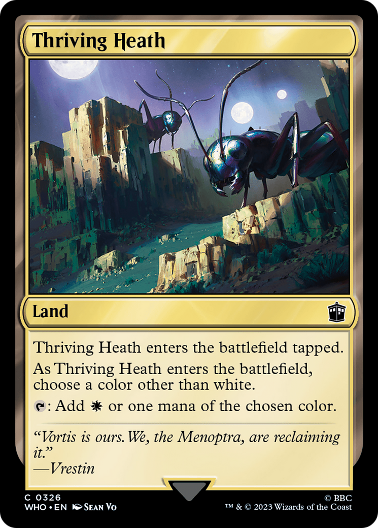 Thriving Heath (WHO-326) - Doctor Who Foil