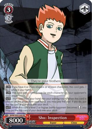 Sho: Inspection [MOB/SX02 - MOB/SX02-049 RR]