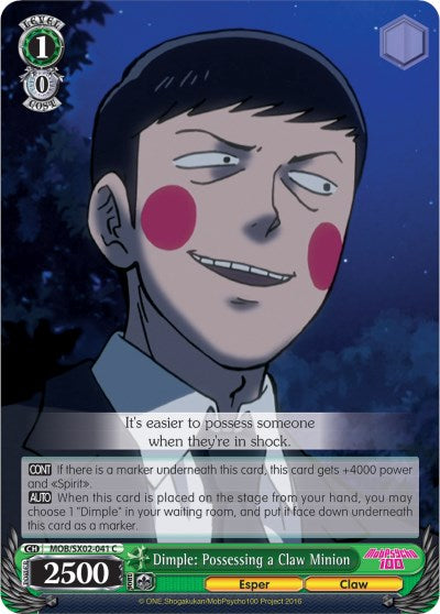 Dimple: Possessing a Claw Minion [MOB/SX02 - MOB/SX02-041 C]